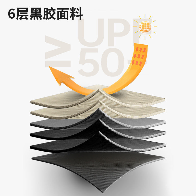 Fully blackout vinyl outdoor camping canopy