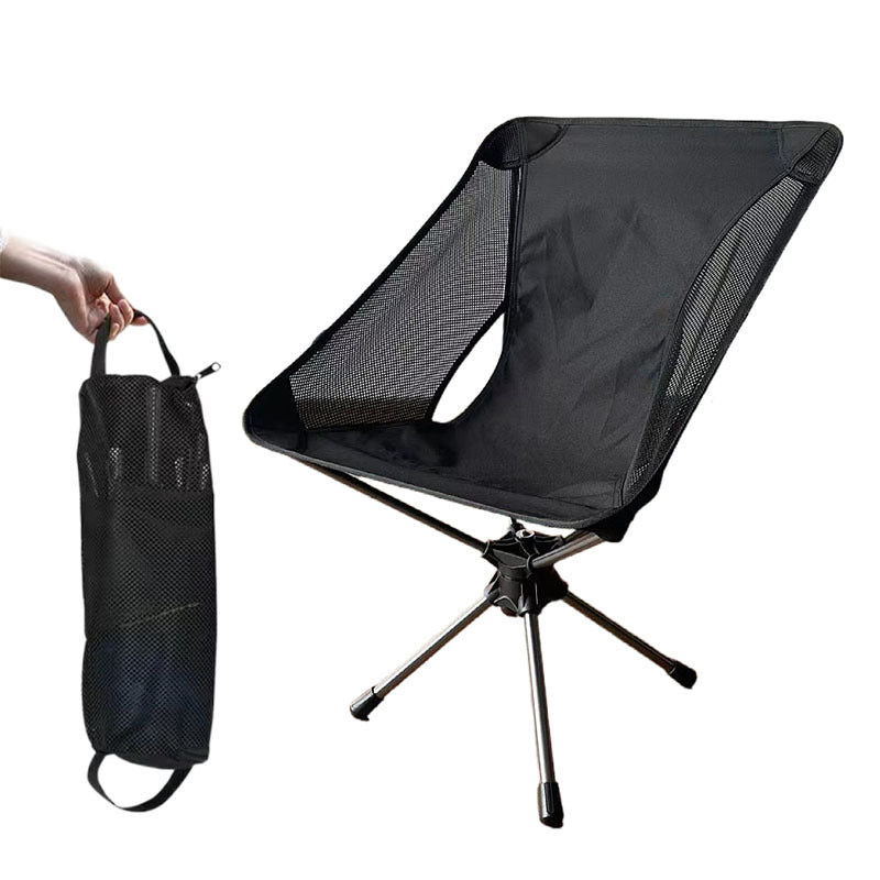 Folding swivel chair aluminum alloy outdoor folding chair -Free Shipping