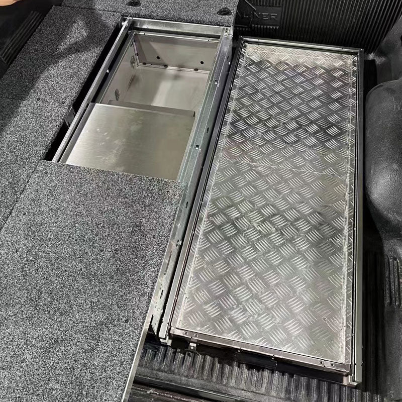 Pickups trucks storage drawer & slider tray stainless steel