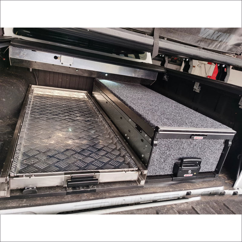 Pickups trucks storage drawer & slider tray stainless steel