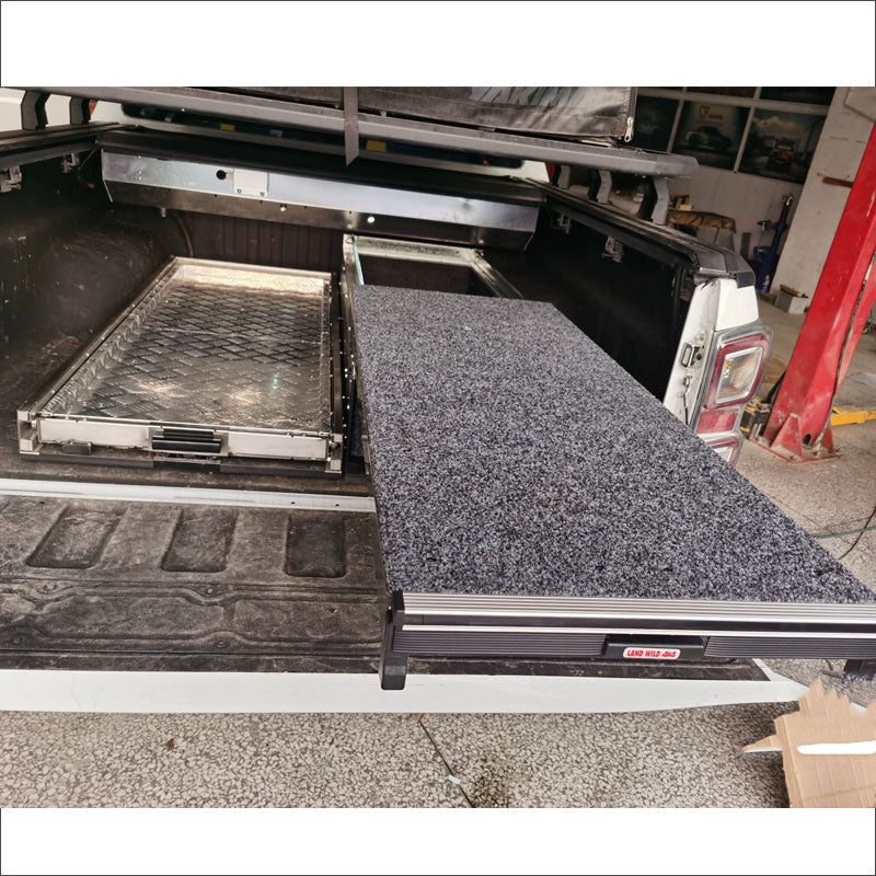 Pickups trucks storage drawer & slider tray stainless steel
