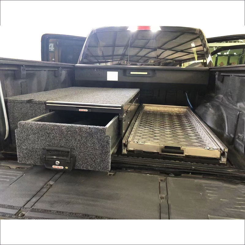Pickups trucks storage drawer & slider tray stainless steel