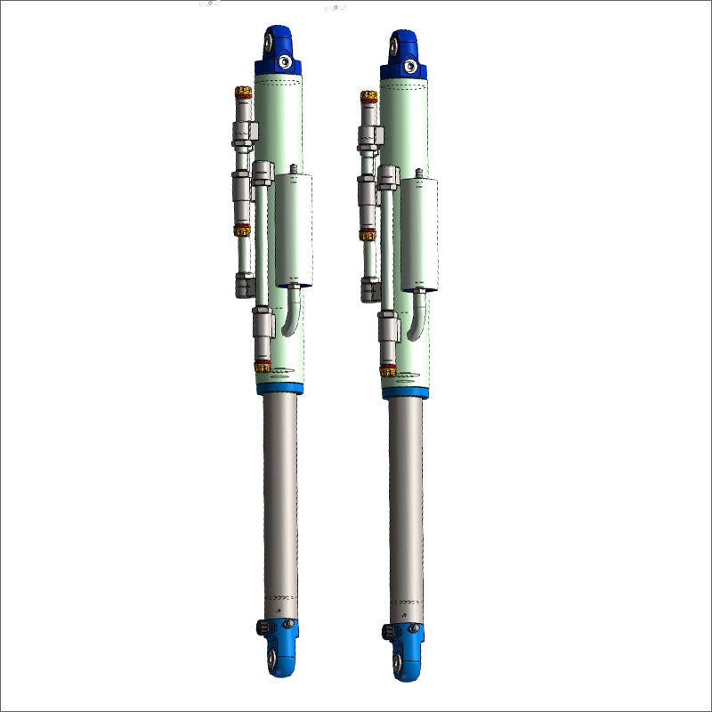 Suspension Strut 3 Tube Bypass 2.5" Shock Absorber 12"-18"