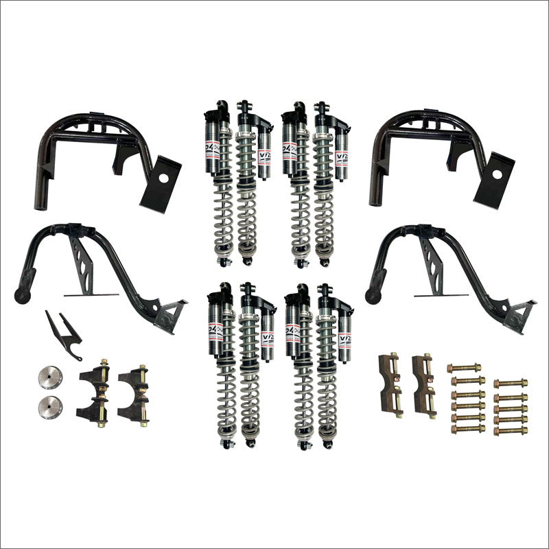 Dual Coilover W463 G63 G55 G500 4X4² Squared 8 pcs 8" Travel Rebuild Suspension