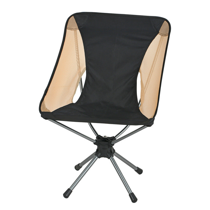 Folding swivel chair aluminum alloy outdoor folding chair -Free Shipping