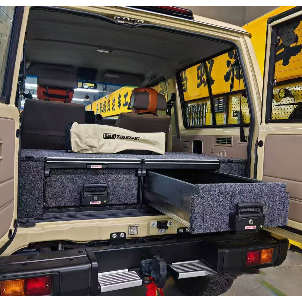 Toyota Land Cruiser LC71 76 78 Dual Drawer Storage