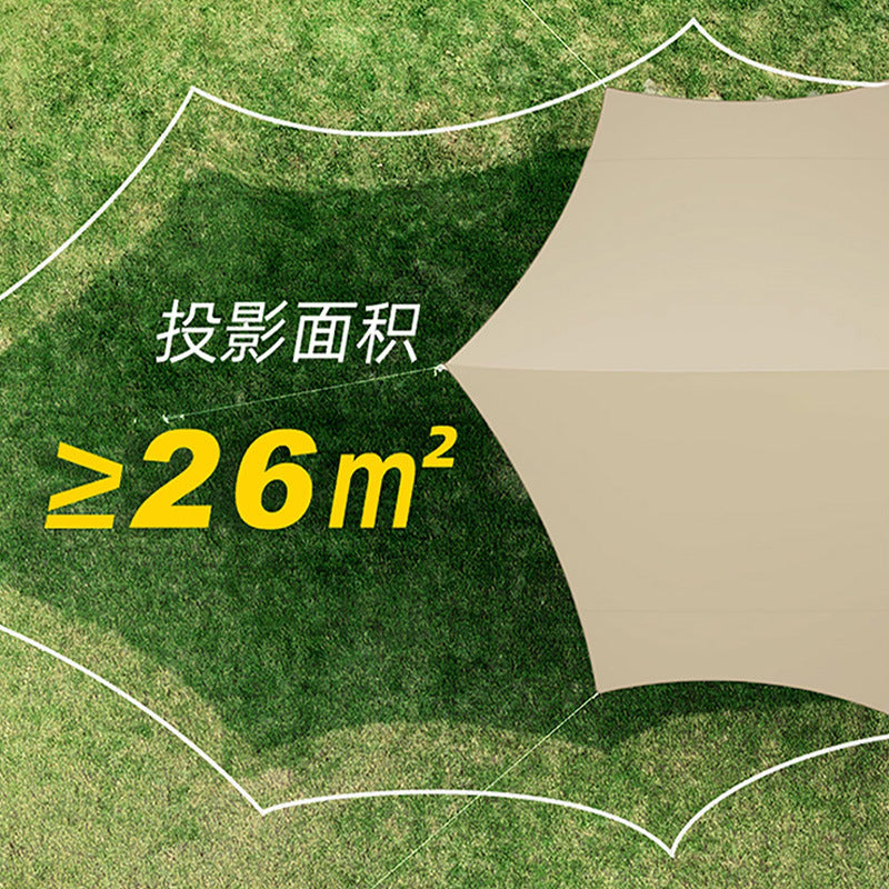 Skyline full blackout six layer sunscreen black adhesive canopy