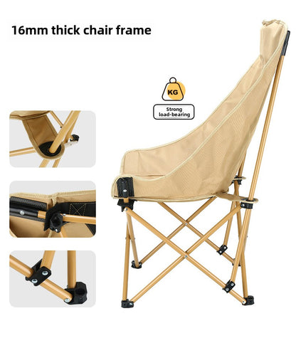 Folding chair outdoor adjustable moon chair-Free Shipping