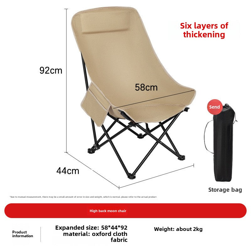 Folding chair outdoor adjustable moon chair-Free Shipping
