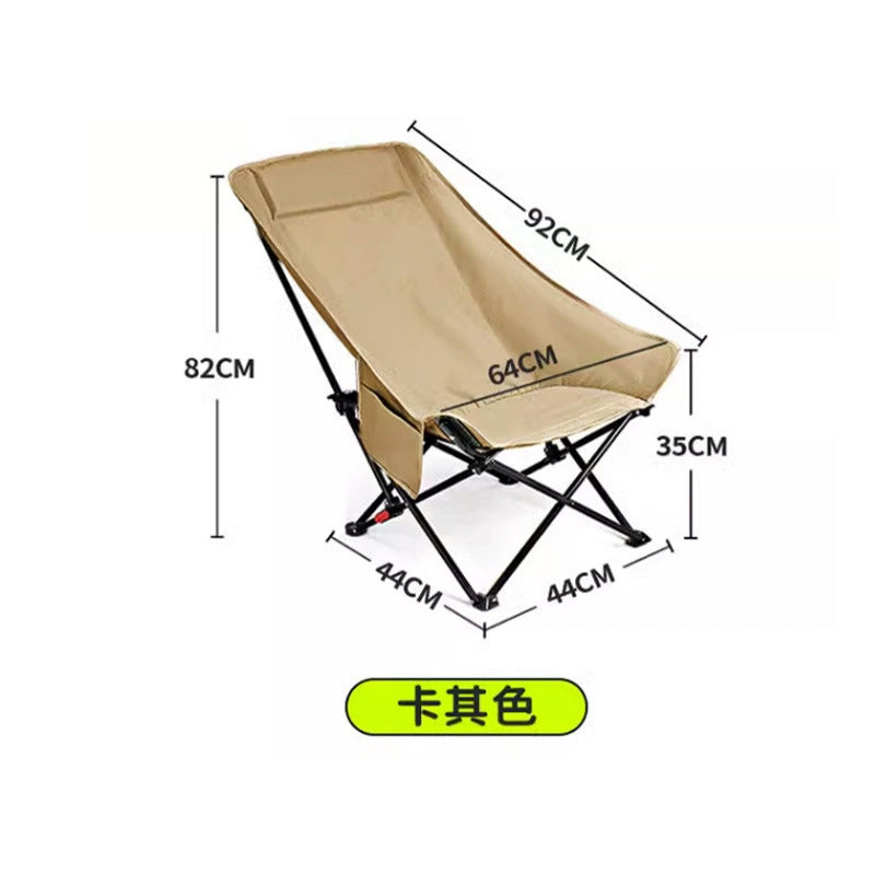 Folding chair outdoor adjustable moon chair-Free Shipping