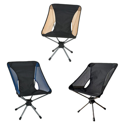 Folding swivel chair  aluminum alloy outdoor folding chair -Free Shipping