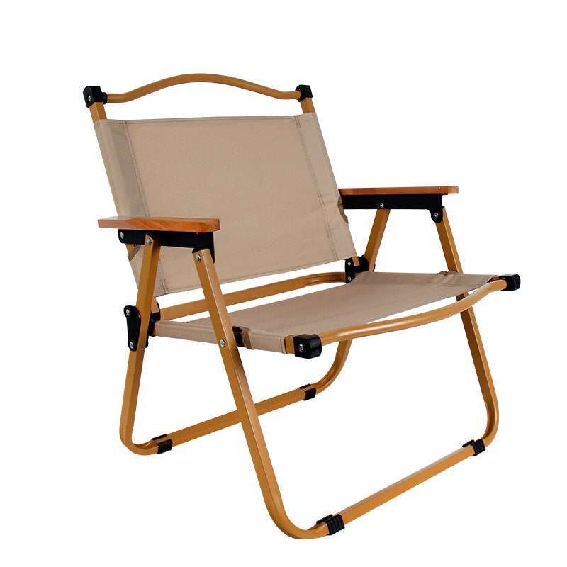 Kermit Outdoor Folding Chair Ultra-light Portable Moon Chair Picnic Camping Beach Stall Fishing Household Stool