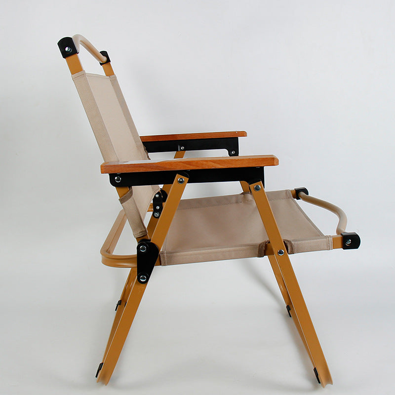Kermit Outdoor Folding Chair Ultra-light Portable Moon Chair Picnic Camping Beach Stall Fishing Household Stool