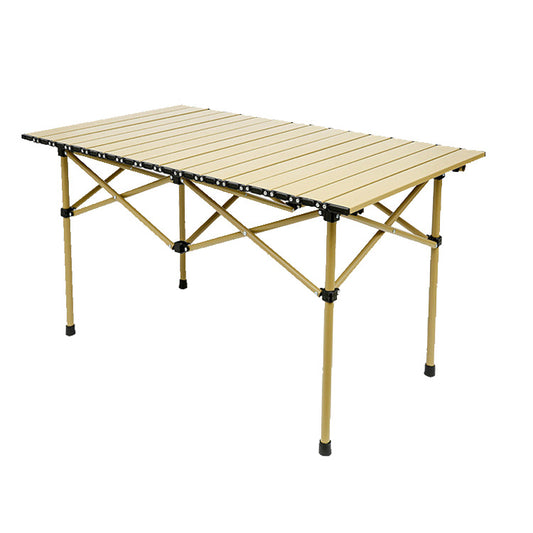 Folding Table Outdoor Stall Adjustable Table Picnic Camping Adjustable Home Barbecue Free Lifting Egg Roll Table