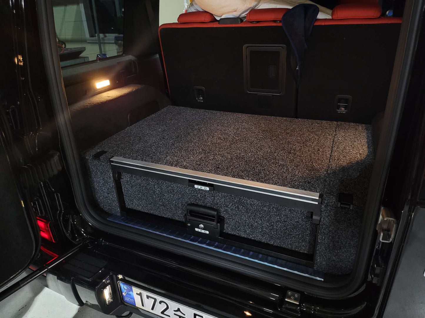 Single roller drawer set for Benz W464 G63