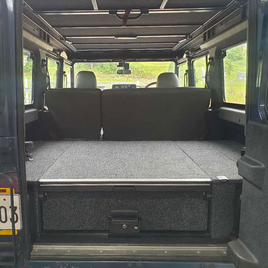 Defender 110 Rear Storage Drawer &  Car Kitchen