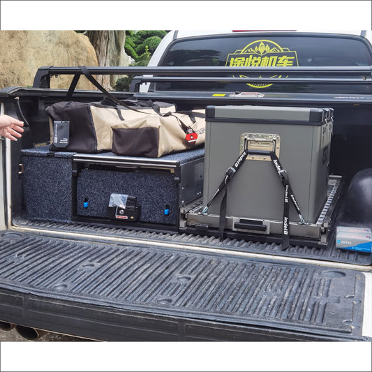 Pickups trucks storage drawer & slider tray stainless steel