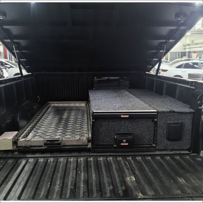 Pickups trucks storage drawer & slider tray stainless steel
