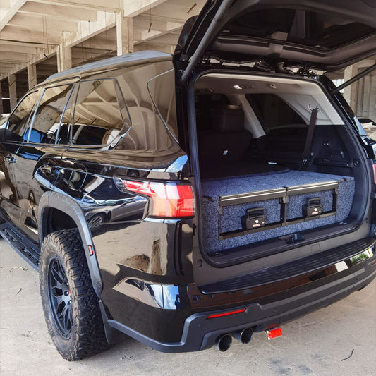 Toyota Sequoia rear drawer set & kitchen