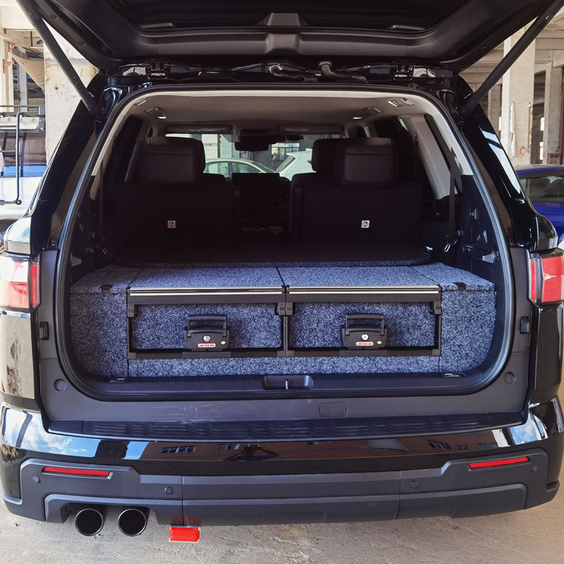Toyota Sequoia rear drawer set & kitchen