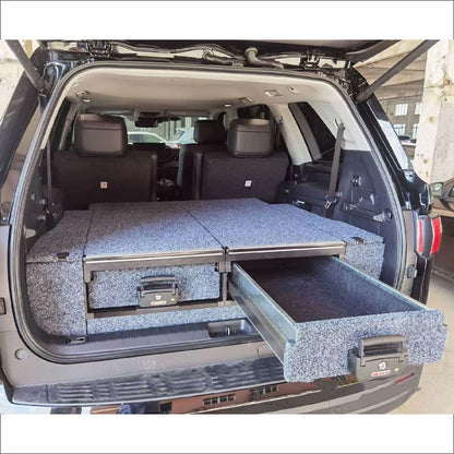 Toyota Sequoia rear drawer set & kitchen