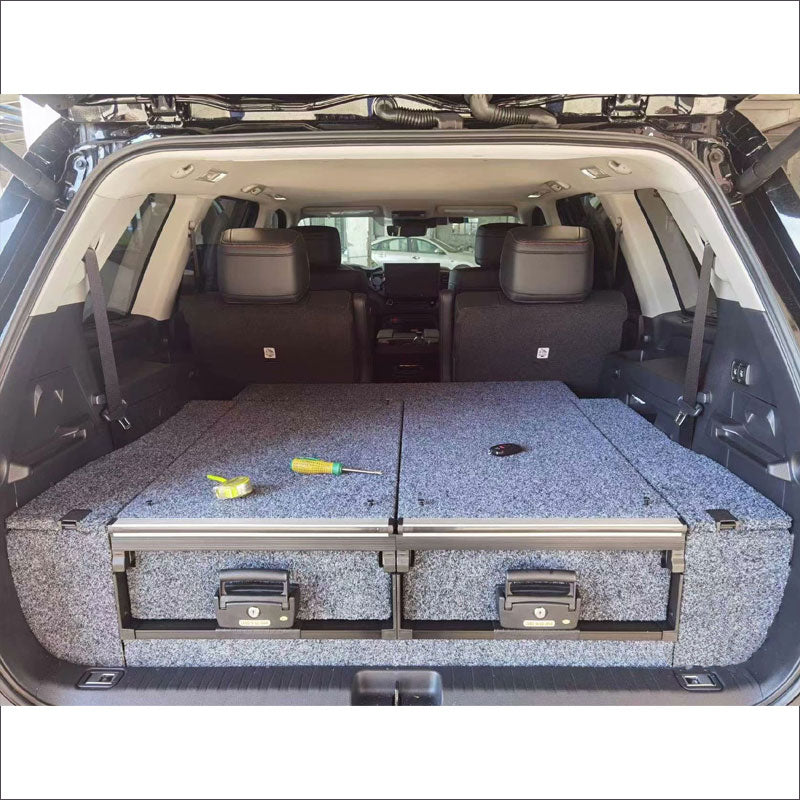 Toyota Sequoia rear drawer set & kitchen