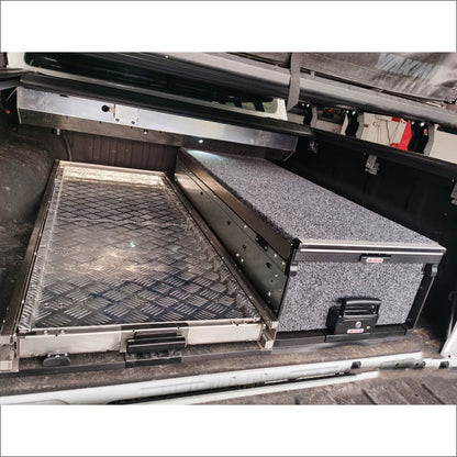 Pickups trucks storage drawer & slider tray stainless steel