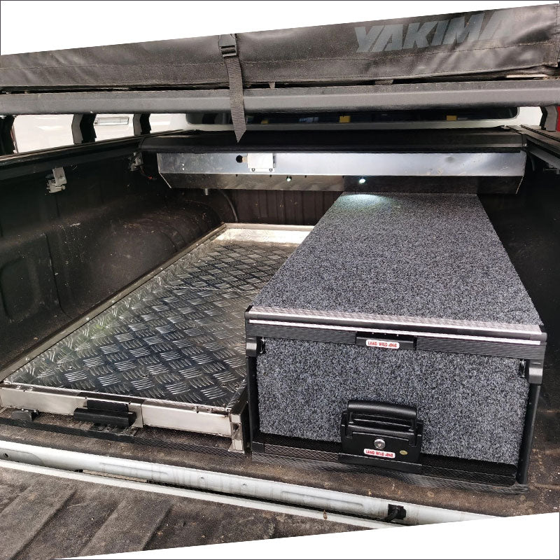 Pickups trucks storage drawer & slider tray stainless steel
