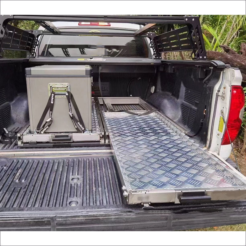 Pickups trucks storage drawer & slider tray stainless steel