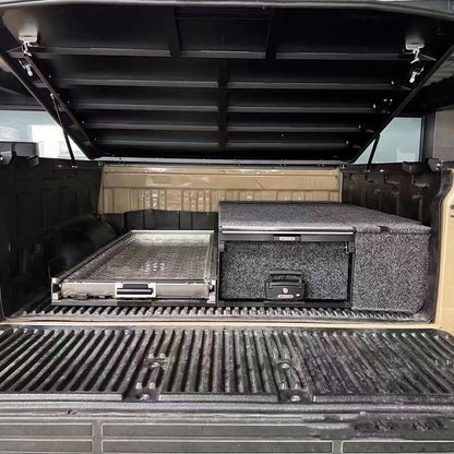 Pickups trucks storage drawer & slider tray stainless steel