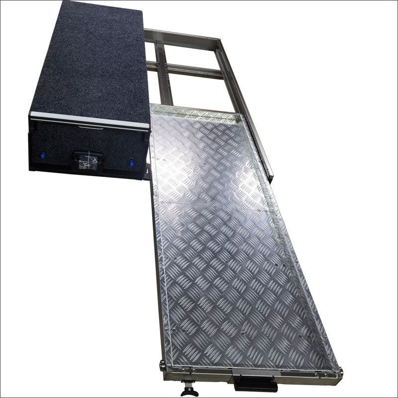 Pickups trucks storage drawer & slider tray stainless steel
