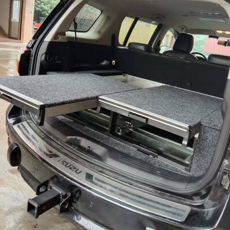 Isuzu MU-X rear drawer for storage