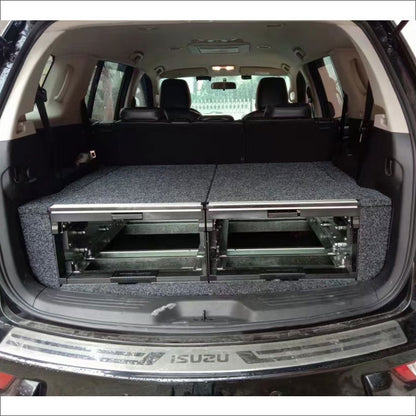 Isuzu MU-X rear drawer for storage