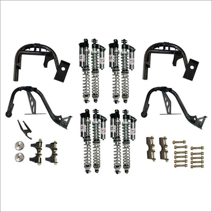Dual Coilover W463 G63 G55 G500 4X4² Squared 8 pcs 8" Travel Rebuild Suspension