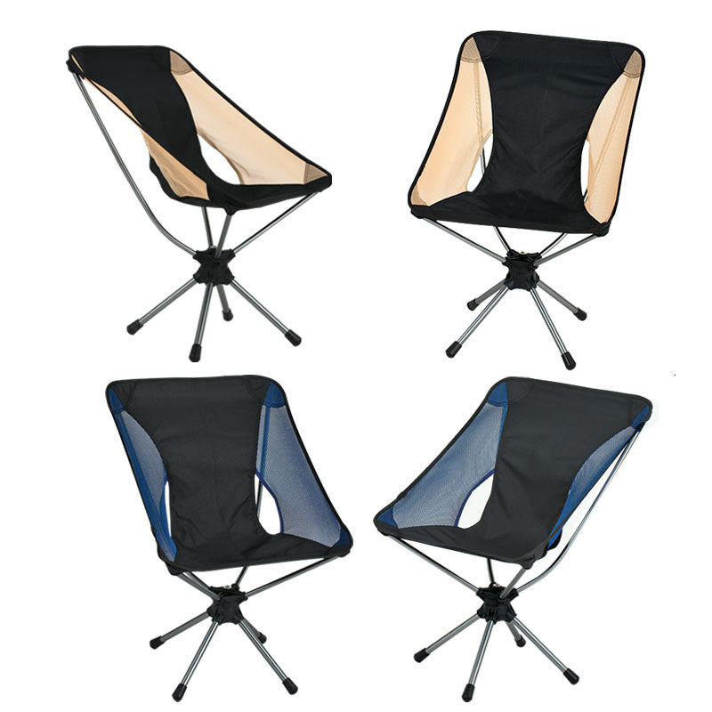Folding swivel chair  aluminum alloy outdoor folding chair -Free Shipping