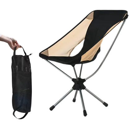 Folding swivel chair  aluminum alloy outdoor folding chair -Free Shipping