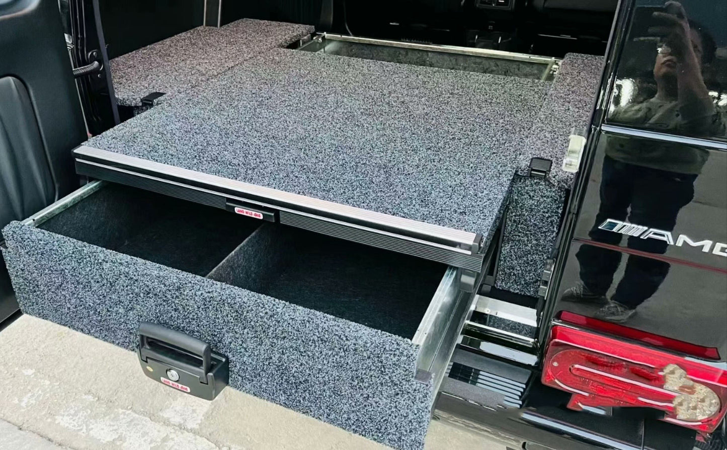Single roller drawer set for Benz W464 G63