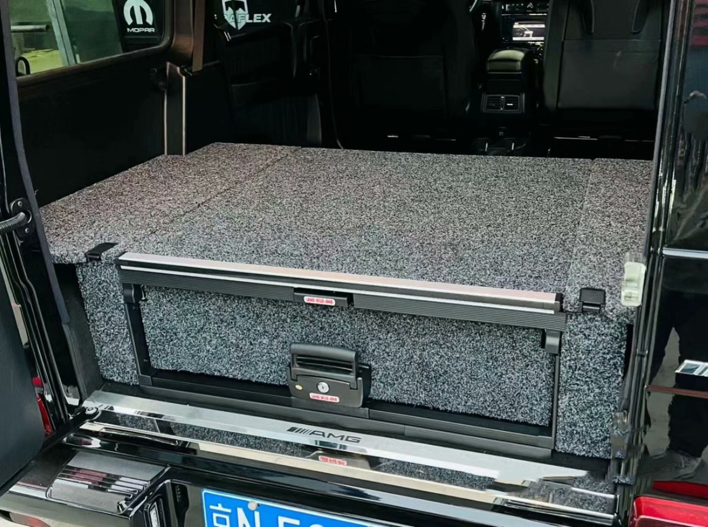 Single roller drawer set for Benz W464 G63