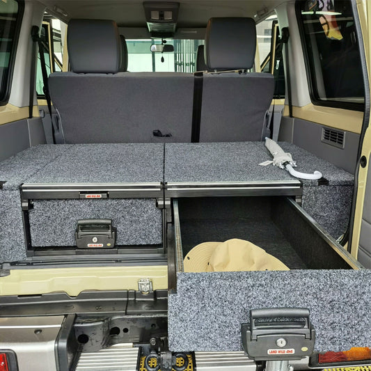 Toyota Land Cruiser LC71 76 78 Dual Drawer Storage