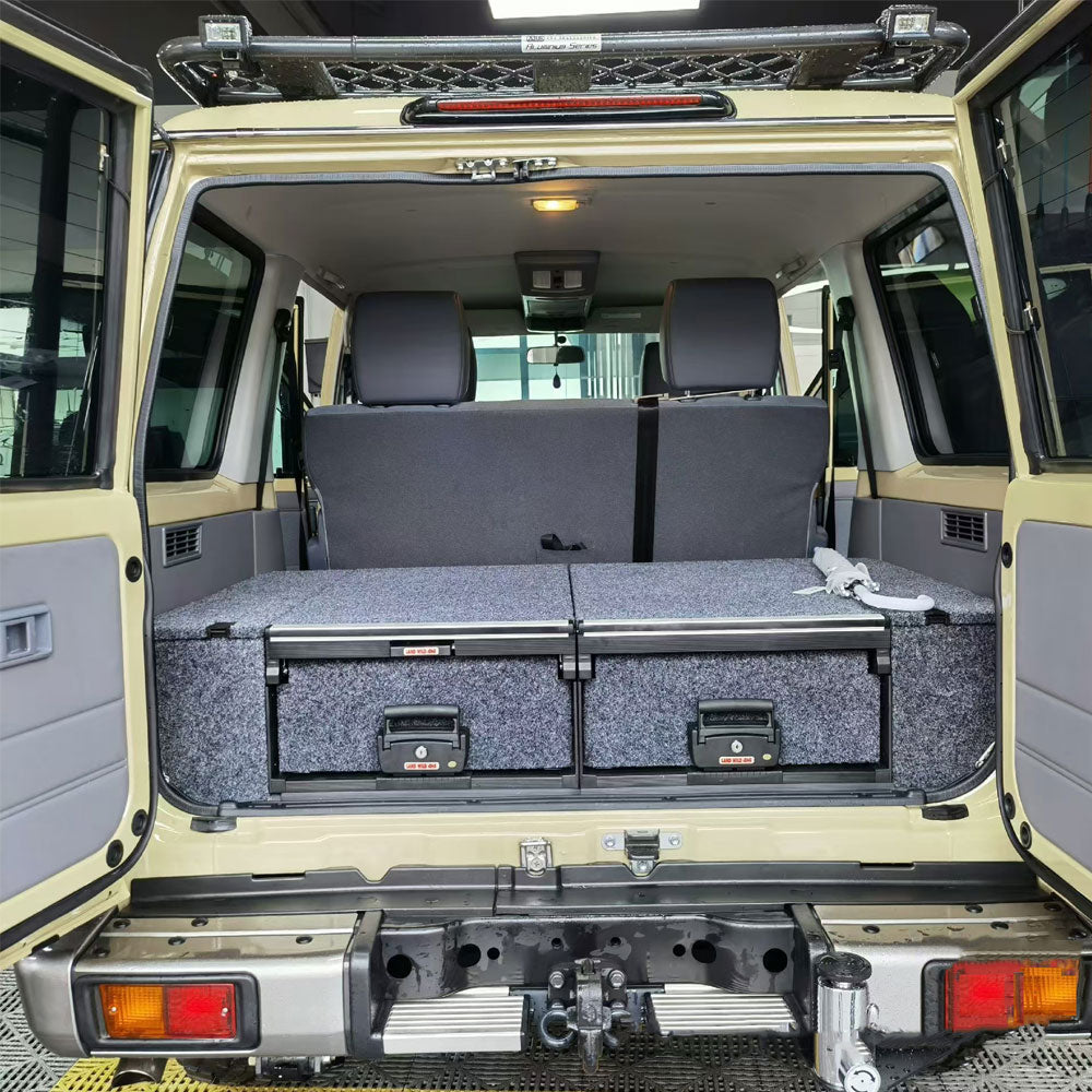 Toyota Land Cruiser LC71 76 78 Dual Drawer Storage
