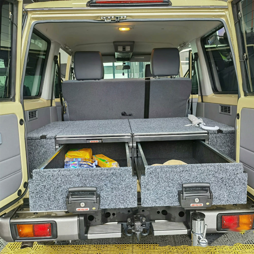 Toyota Land Cruiser LC71 76 78 Dual Drawer Storage
