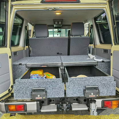 Toyota Land Cruiser LC71 76 78 Dual Drawer Storage