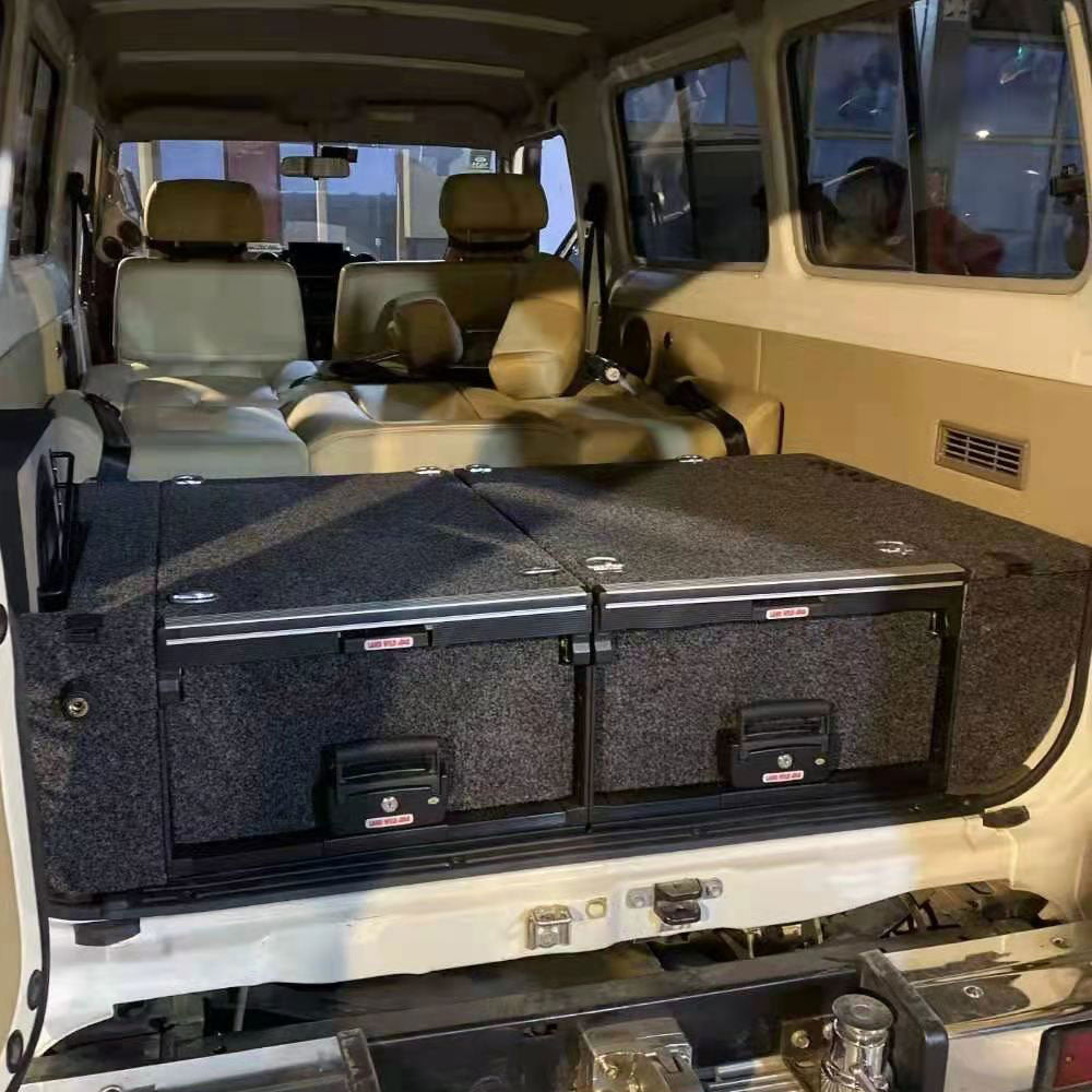 Toyota Land Cruiser LC71 76 78 Dual Drawer Storage