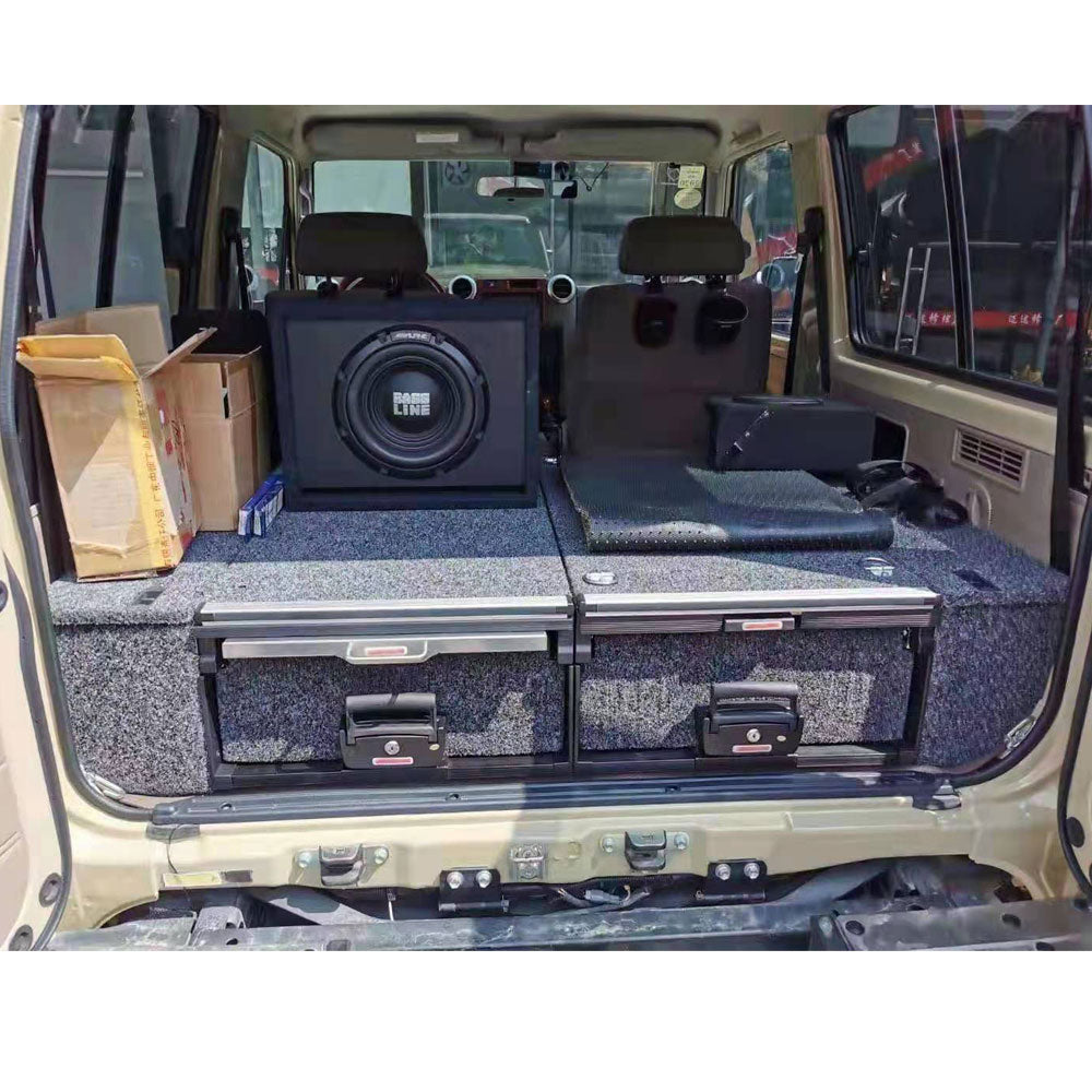 Toyota Land Cruiser LC71 76 78 Dual Drawer Storage